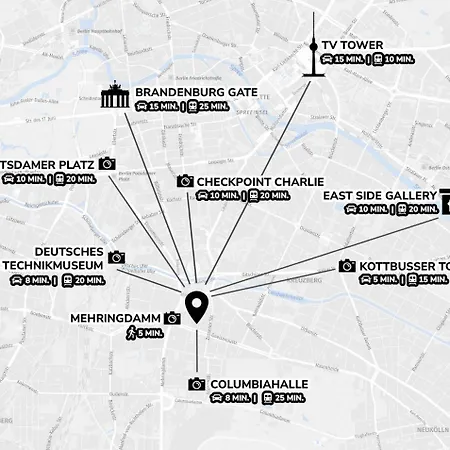 Helle Am Mehringdamm - Stylisch Und Zentral Berlin